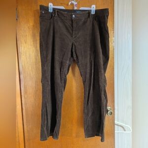 Talbots 22wp chocolate brown corduroy pants